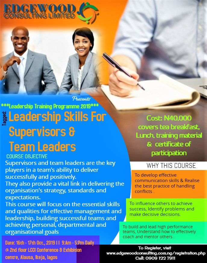edgewoodconsult's tweet photo. You must be very disciplined, determined and focused on your area of specialisation... it's the secret of business success.
#leadership 
#LeadershipDevelopmentTraining
#MondayMotivation https://t.co/wbAI8m3cJM