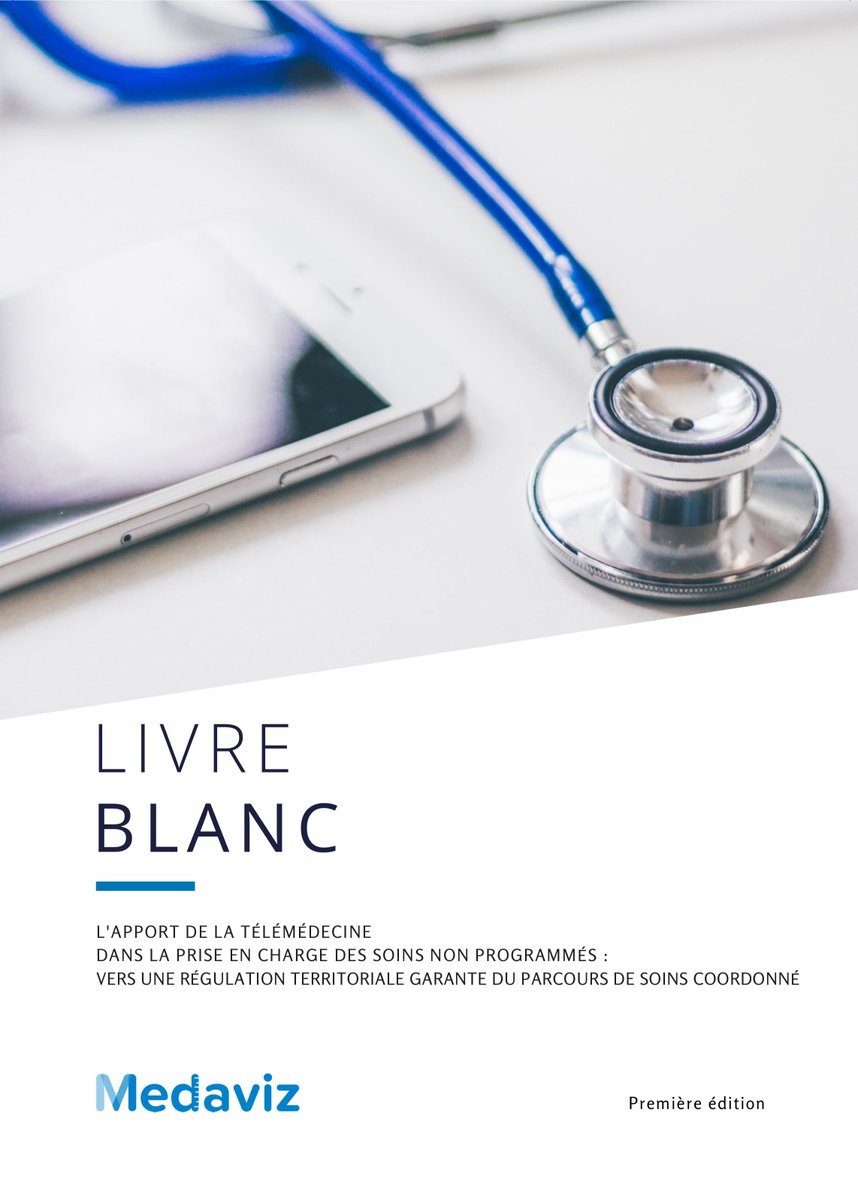 Découvrez comment déployer une continuité de soins sur votre #territoire grâce à la #télémédecine en téléchargeant notre #LivreBlanc : bit.ly/2pZfpaC  
 #CPTS #sante #teleconsultation #hcsmeufr #Avenant6 #SoinsNonProgrammés 🏥🇫🇷🚀