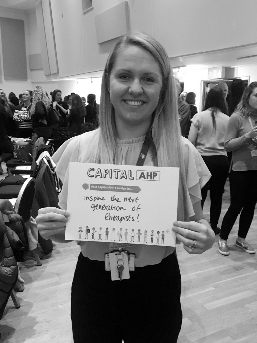 Making my pledge as a #CapitalAHP and proud to wear my badge on national #AHPsDay