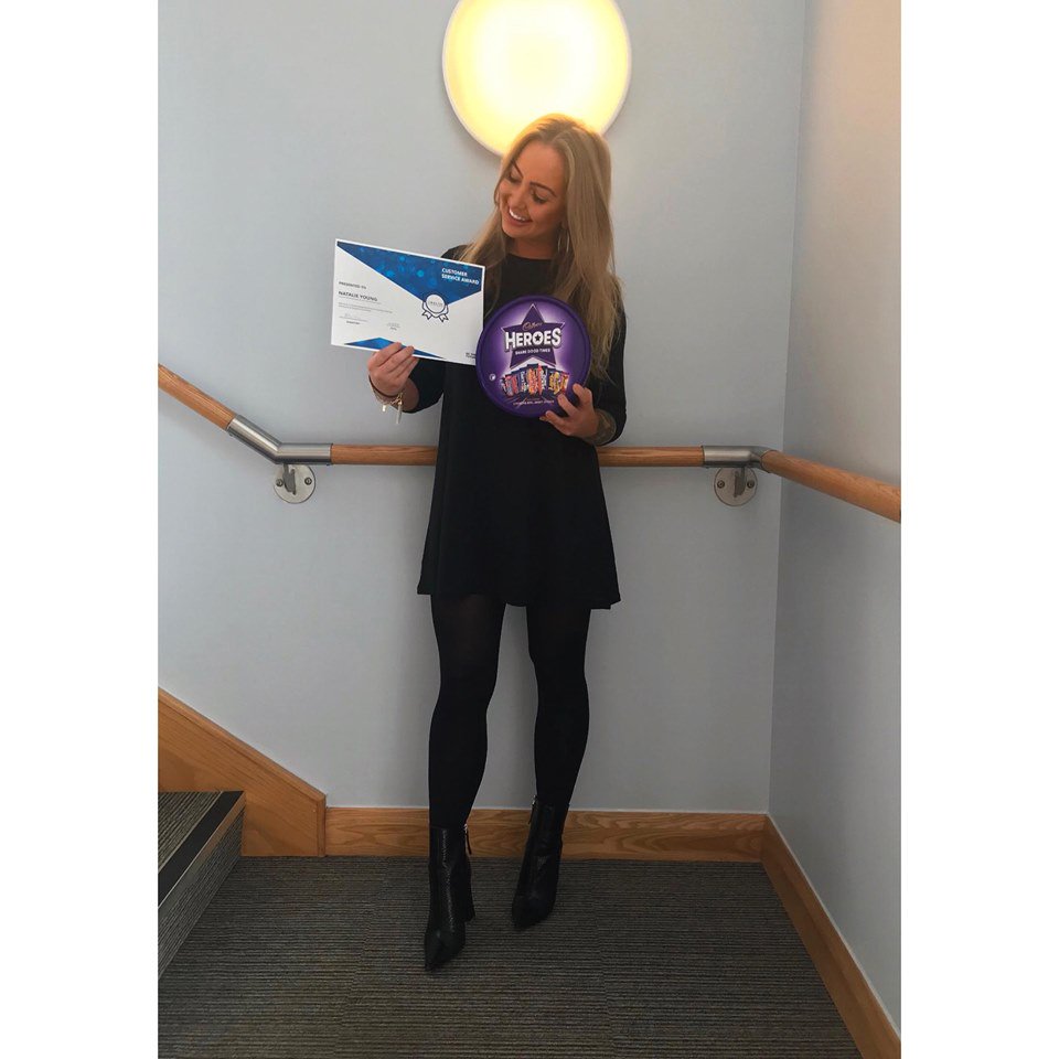 Honoured to be one of two winners for our internal Customer Service awards last week at <a href="/BalticTraining/">Baltic Apprenticeships</a> #NationalCustomerServiceWeek
