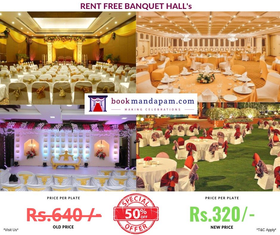 bookmandapam's tweet photo. Celebrate events at Rental free. Food plate price starts from Rs.320. Book the hall in single click. Visit https://t.co/8g42fzYZEr 

#Irctcipo #partyafterparty #partytime #Photography #Partyhall #banquetHall #celebration #1stbirthday #plantforkalam #rentfree #bookmandapam https://t.co/k8JwuSjP8y