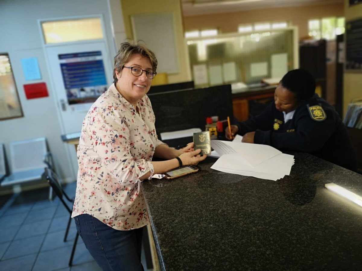 phacampaign's tweet photo. Final affidavit signed today @african_police by a volunteer who has learned the law so she can help #SaveThePHA 
#CitizensInAction
Join is tomorrow at 9 on the steps of the High Court.  @our_da and @WesternCapeGov the citizens of #CapeTown are on our way to claim #Food4All 🥕🧡 https://t.co/NAiHV2LaTw