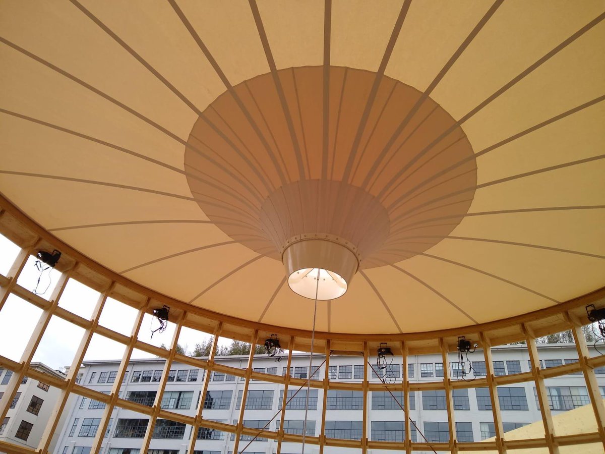 braindropbv's tweet photo. Beautiful and safe! The Growing Pavilion is getting ready for @dutchdesignweek

Curious about how we contributed this? Check our blog post: https://t.co/VFw60cqzDL 

#firesafety #ddw19 https://t.co/QFzkJ32m6V