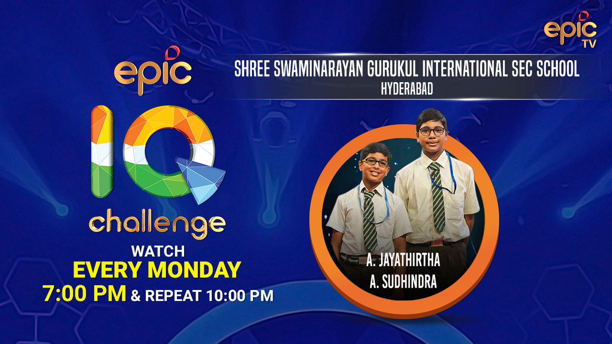 Meet Team 2 from the first episode of the #EPICIQChallenge, hosted by <a href="/MeiyangChang/">Ｍｉｓｔｅｒ　Ｃｈａｎｇ</a>. Watch them play for the grand prize, only on #EPICChannel. #IndiaKaTyohaar #DekhnaTohBantaHai

<a href="/rakeshbjuneja/">Rakesh Juneja</a> <a href="/VipulDShahOpti/">Vipul D Shah</a> <a href="/OptimystixMedia/">Optimystix</a>