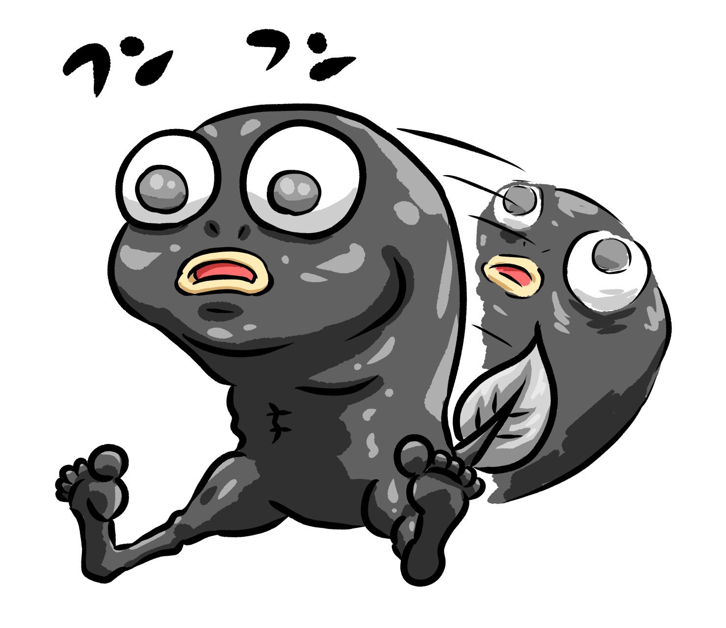 Twitter 上的 とっしー先輩 将来太らないよーにね 今日の絵日記 落書き イラスト Illustration Graffiti Medibang ムキムキ マッチョ Macho Muscle Creepy 不愉快 かえる カエル 蛙 Frog Follow Followｍe フォローミー相互 筋トレ 腹筋