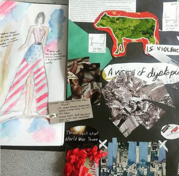 Our Portfolio Development students have been creating some amazing work over the last 2 weeks. With just 1 week to go, we can't wait to see what they will do next! 

📸 - @Hattie_Lawton