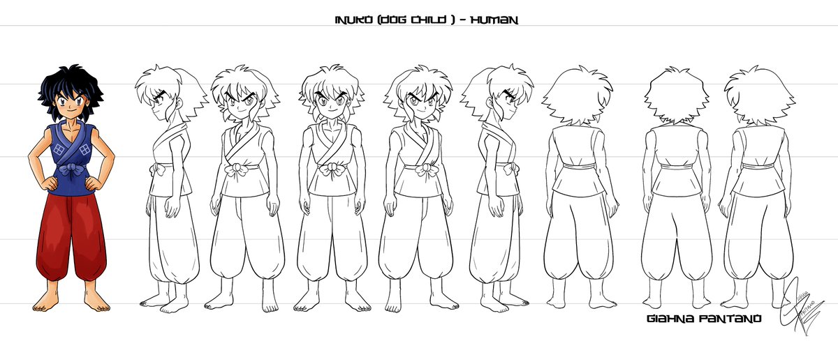 icecry's tweet photo. It's the Season of the DEMON! Decided to get some  design in and dedicate this character turn to one of my favorite anime’s growing up. We all know who is dad is, right?

#inuyasha #characterturn #anime #kagome #turntober https://t.co/mASNjIQiFI
