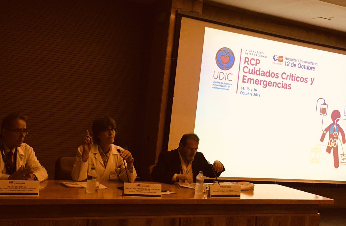 carmlarramendi's tweet photo. Las redes sociales utilizadas “con criterio” brindan oportunidades inimaginables...@ahuertasmejias Ahora en #H12Octubre “Congreso RCP,Emergencias” Mañana participa @fmapfre presentando libro para formación RCP a los niños de la ESO #SomosMAPFRE https://t.co/Zqw4V0vb1n
