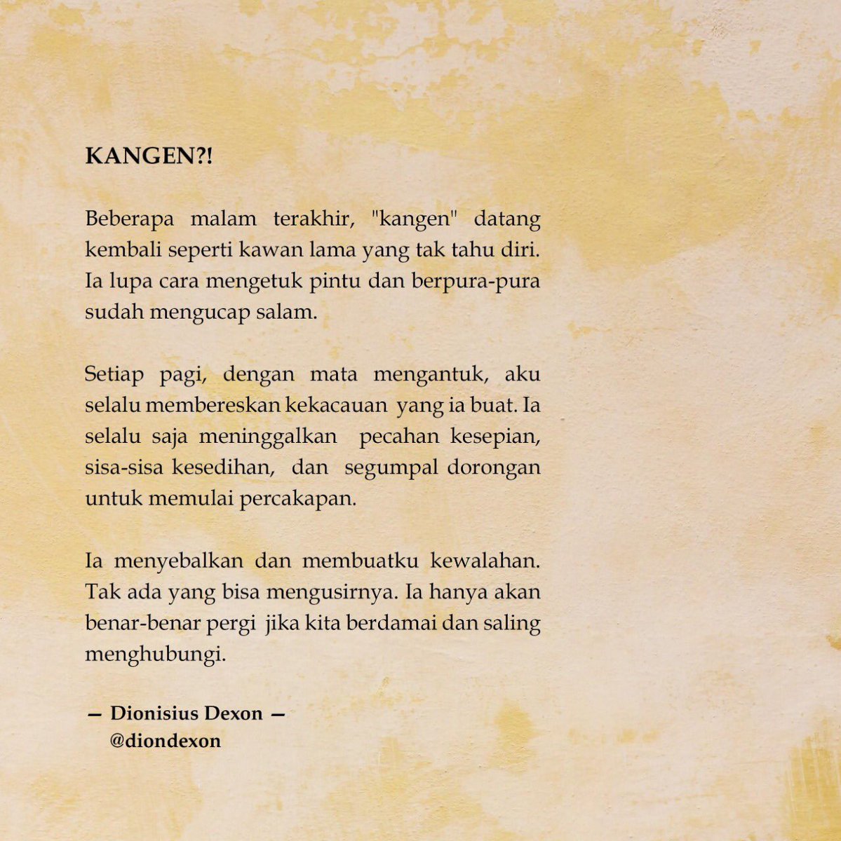 diondexon's tweet photo. —untuk S. https://t.co/Bpxi9ns7T6