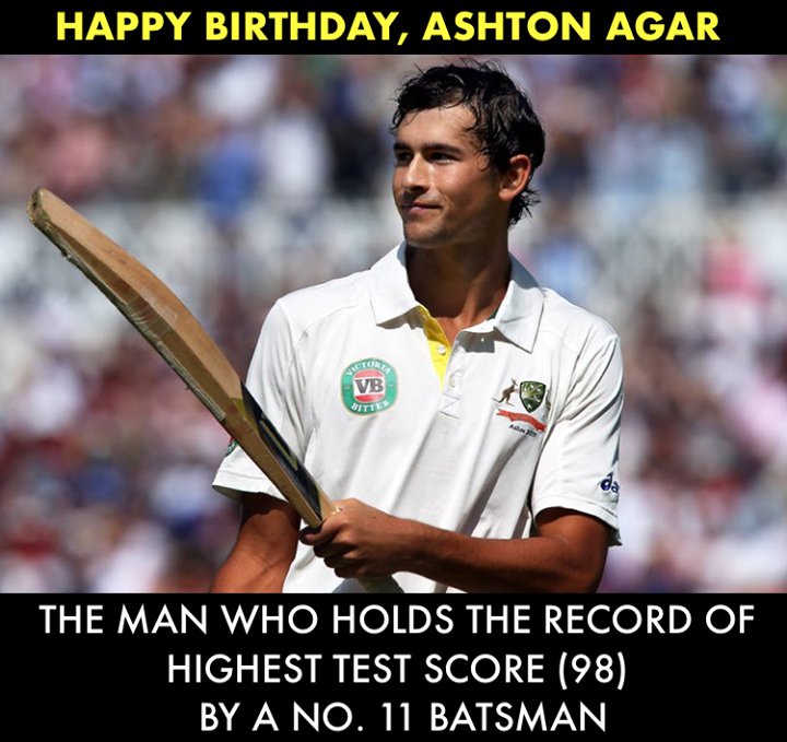 Happy Birthday, Ashton Agar 