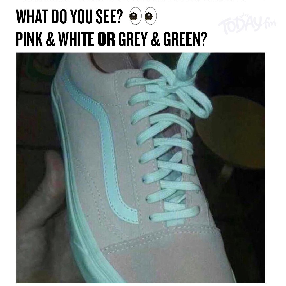 TodayFM's tweet image. What colours do you see? 👀

The new dress👗 - people are getting freaked out!