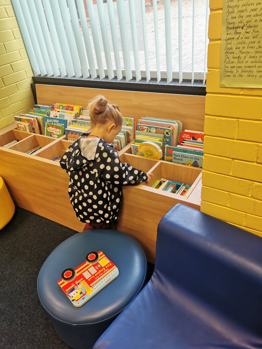 Katief91's tweet photo. @nursery_bc matilda enjoying her visit to the library 😁 https://t.co/Hu28JHLxtb