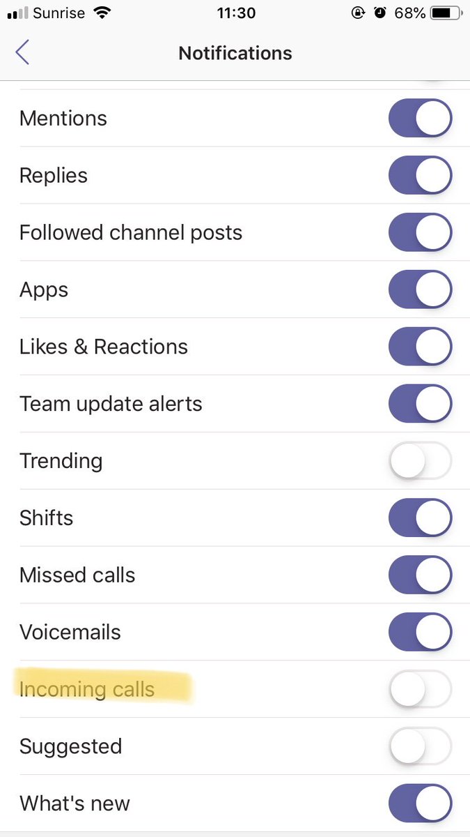 mozzeph's tweet image. Disabling notifications for Incoming Calls is now available on iOS! #MicrosoftTeams #DirectRouting #TeamsDirectRouting #TeamsMobileApp #iOS #notifications
