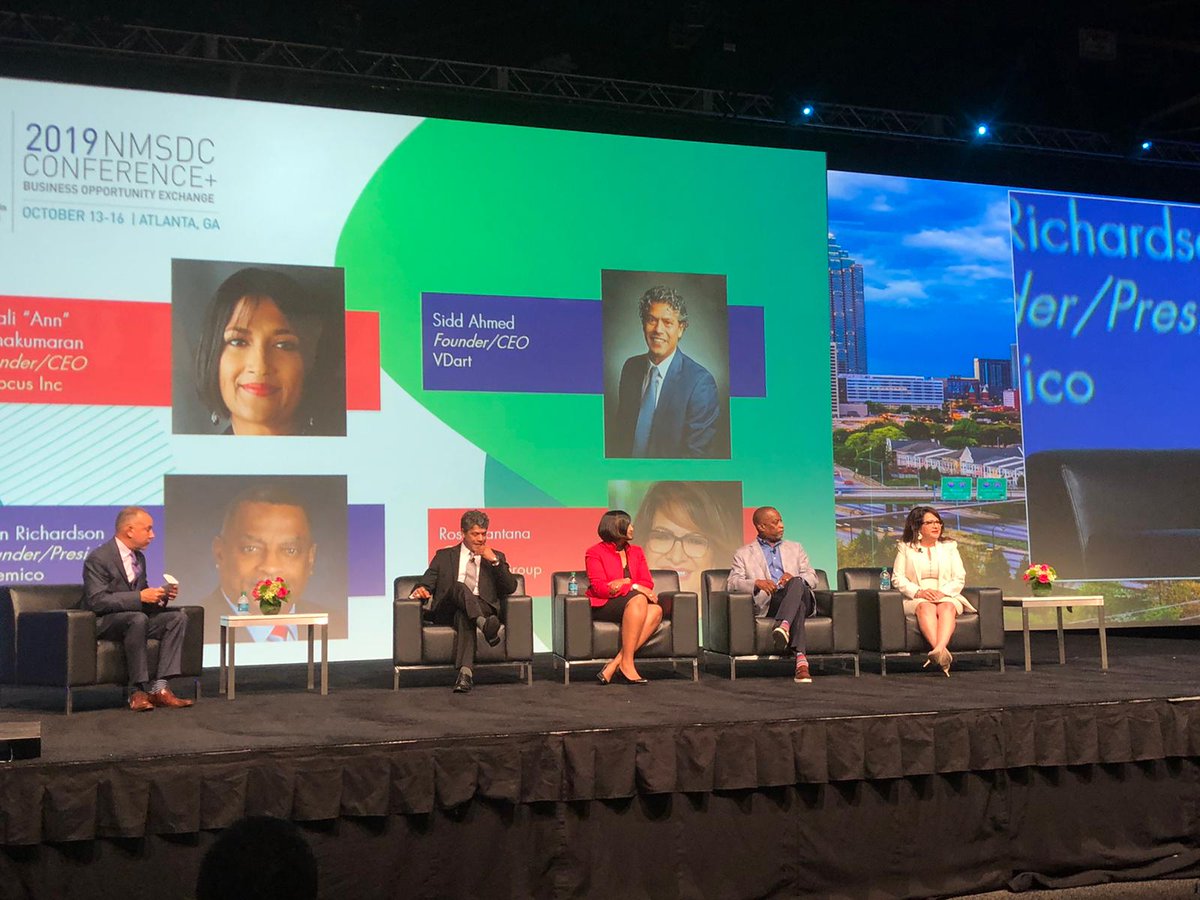 VDartInc's tweet photo. The morning business huddle at the #NMSDCConference has been very insightful and intriguing!
@ampcusinc @thechemicogroup @dupont_news @sidvdart
#WeAreNMSDC #NMSDCConference #Day4NMSDC #businesshuddle #letsgosocial https://t.co/PZDMtNuJbI