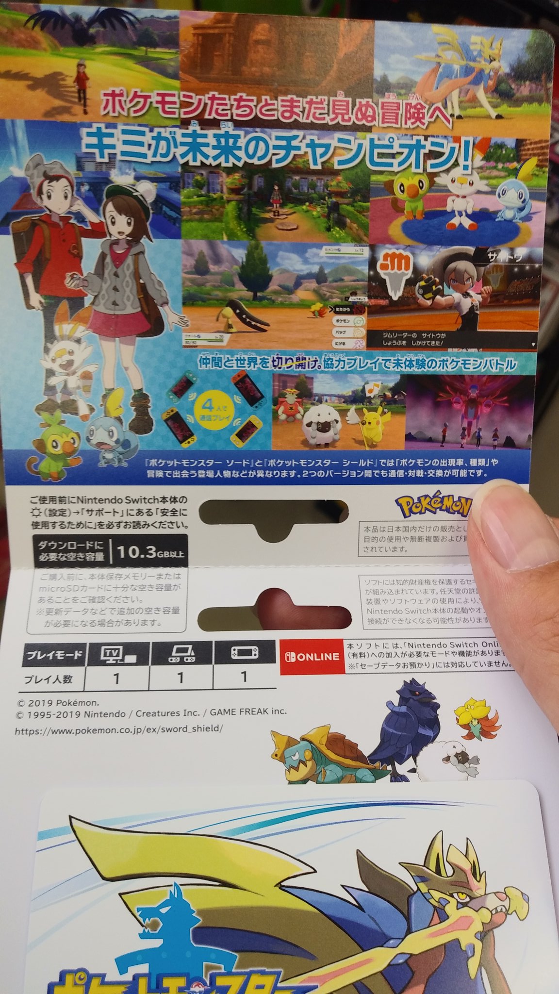 ソードシールド ダウンロード版の容量は10 3gb以上 ピカブイの2倍 Usumの3倍に ポケモン剣盾 攻略大百科