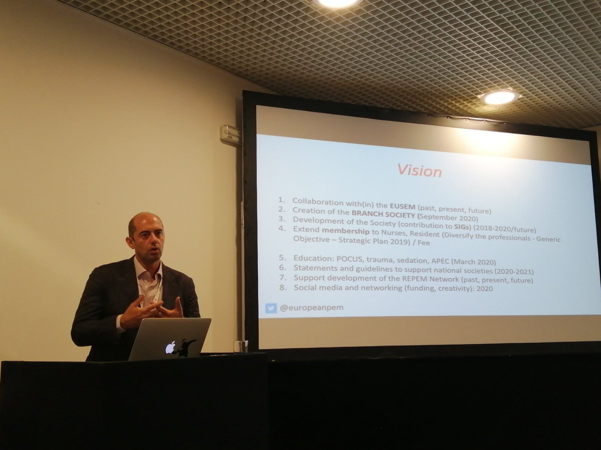 European Society for Emergency Pediatrics (@europeanpem) on Twitter photo New chair of the Paediatric section Luigi Titomanlio presenting the Vision of the section. #EUSEM19 <a href="/niccoparri/">Niccolò Parri</a> @EuropSocEM New chair of the Paediatric section Luigi Titomanlio presenting the Vision of the section. #EUSEM19 <a href="/niccoparri/">Niccolò Parri</a> @EuropSocEM