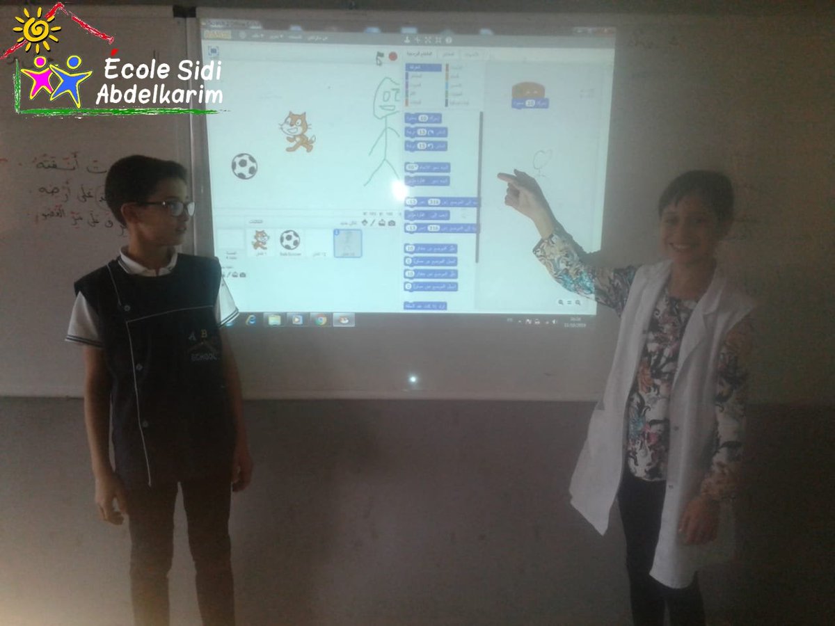 Bayla_Khalid's tweet photo. les ateliers de programmation @scratch @AfricaCodeWeek continuent à école Sidi Abdelkrim DP Settat @Arefcasasettat 

@taalimtice @ilhamlaaziz @MarocEducation 
@sap4good @SAPAfrica https://t.co/yqy5XayoqL