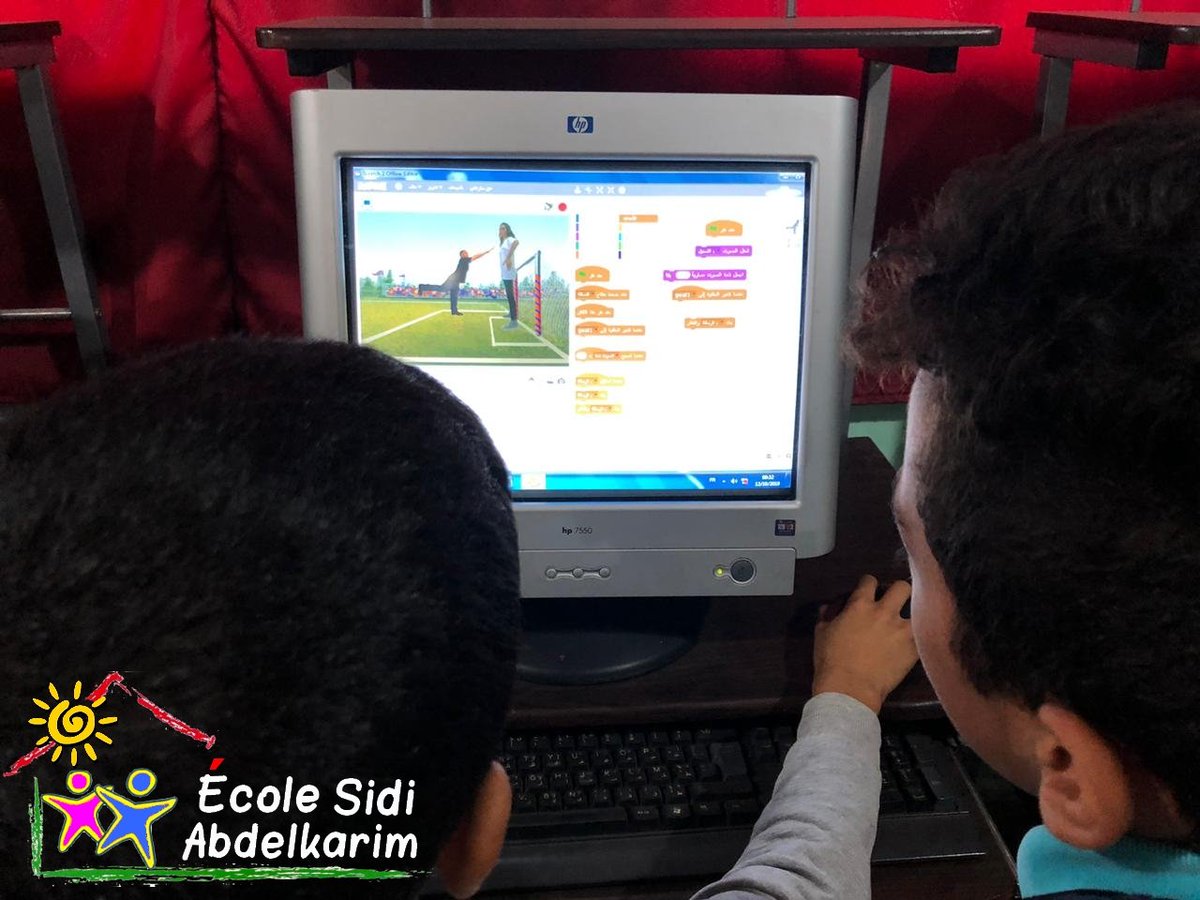 Bayla_Khalid's tweet photo. les ateliers de programmation @scratch @AfricaCodeWeek continuent à école Sidi Abdelkrim DP Settat @Arefcasasettat 

@taalimtice @ilhamlaaziz @MarocEducation 
@sap4good @SAPAfrica https://t.co/yqy5XayoqL