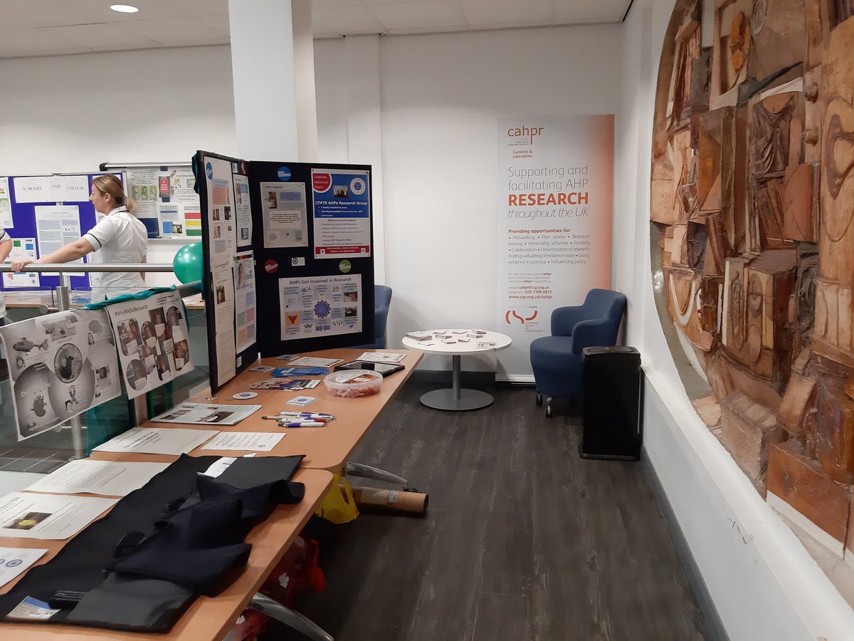 HelenGooch5's tweet photo. Come and visit our #AHPsinResearch #AHPs4Research stand in EC1 @LancsHospitals #AHPsDay #AHPsDayLTH @lancsahpr https://t.co/ziwUb2gltt