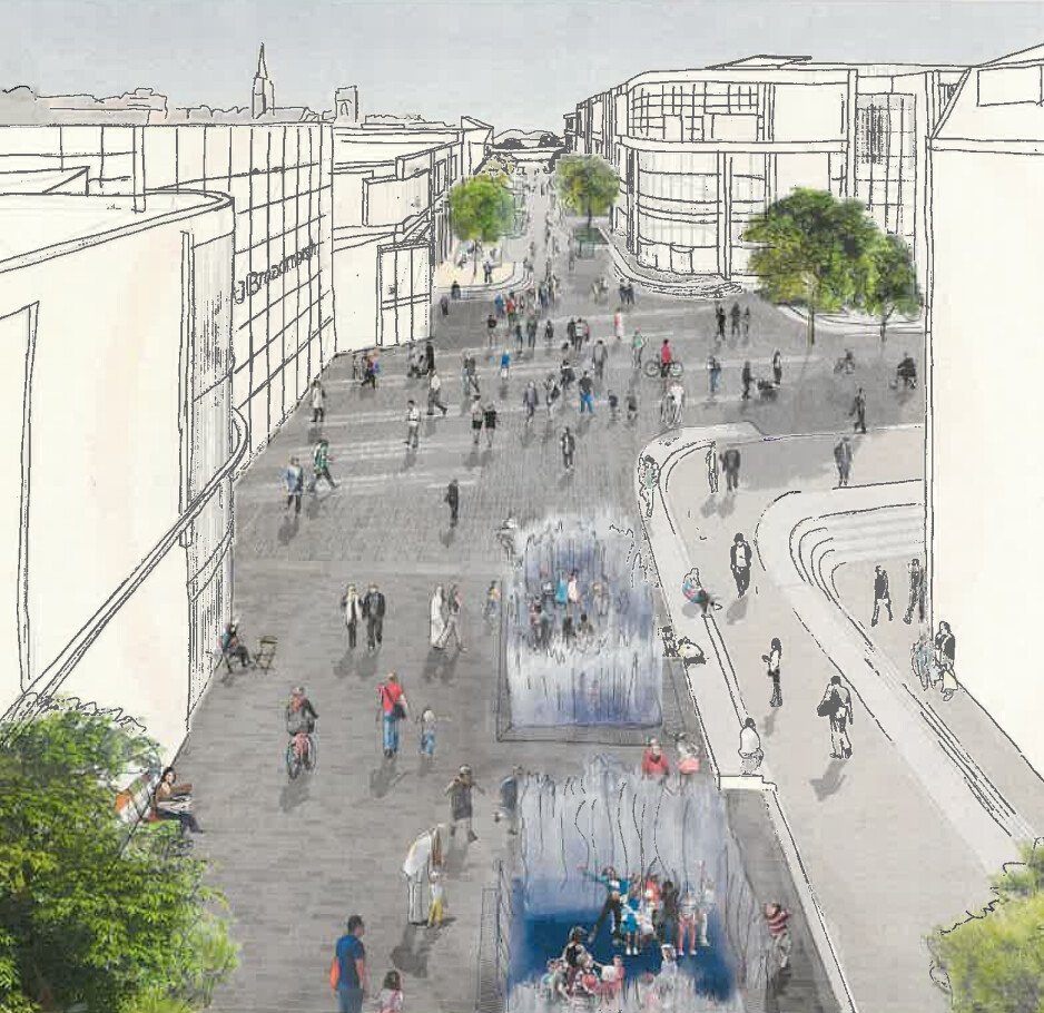urbinfonotts's tweet photo. Lots of activity around Collin Street this past weekend.

The final product will see these developments surrounding a new linear park, which will eventually lead up to the foot of the castle in future phases.

#EastMidsHeadsUp #Nottingham #Notts https://t.co/1w8lp2bZGb
