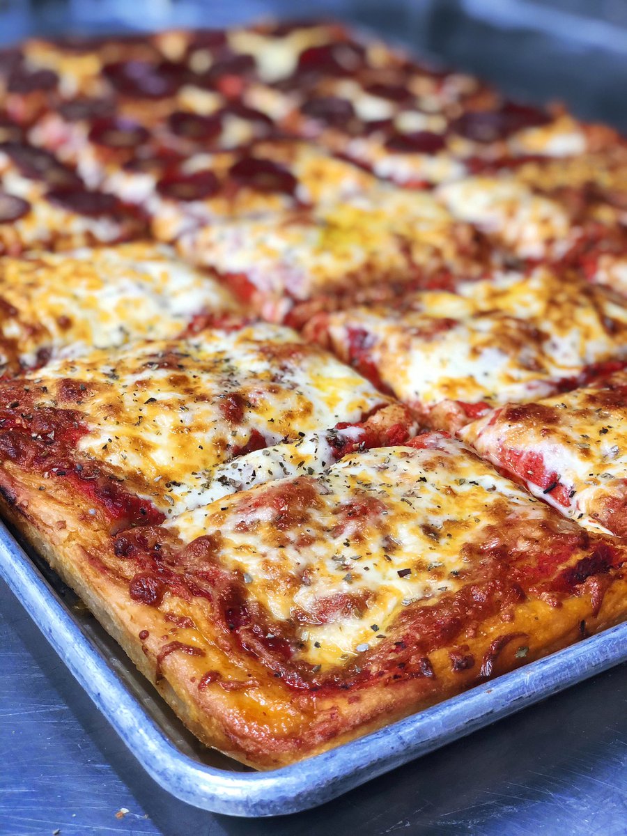 KanesDonuts's tweet photo. Got kiddos home today? YOU home? Well we got pie.🍕Grabba slice AND dessert for a NEW #DayOffFromSchoolTradition with your littlest #KanesFans. 64 years we’ve been making memories! We ain’t stopping any time soon.
#SinkYourTeethInOurCrust
#WedMarryThisPizza
#KanesDonutsAreLove https://t.co/4tbkovMYZP
