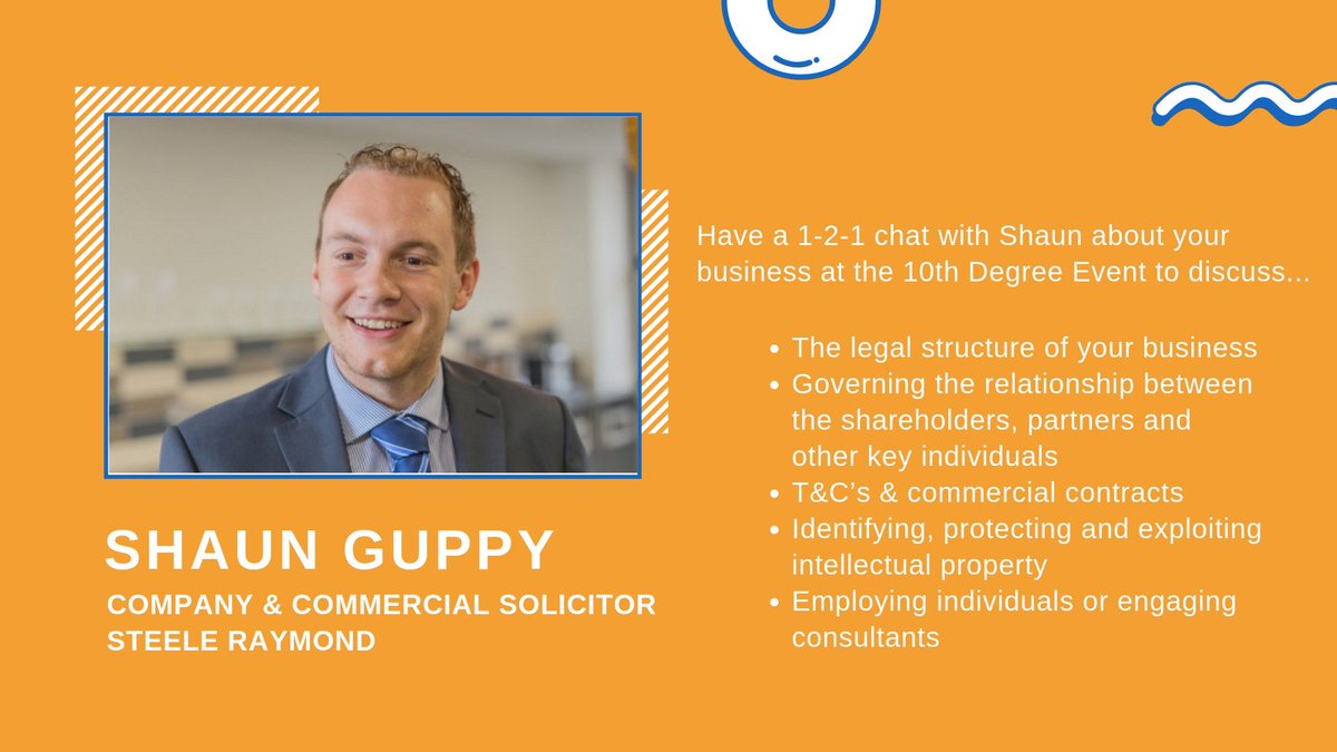 Discuss your business with Shaun Guppy from <a href="/SteeleR_LLP/">Steele Raymond</a> at Silicon South's 10th Degree Event on 24th October.

Sign up here: eventbrite.co.uk/e/the-10th-deg…