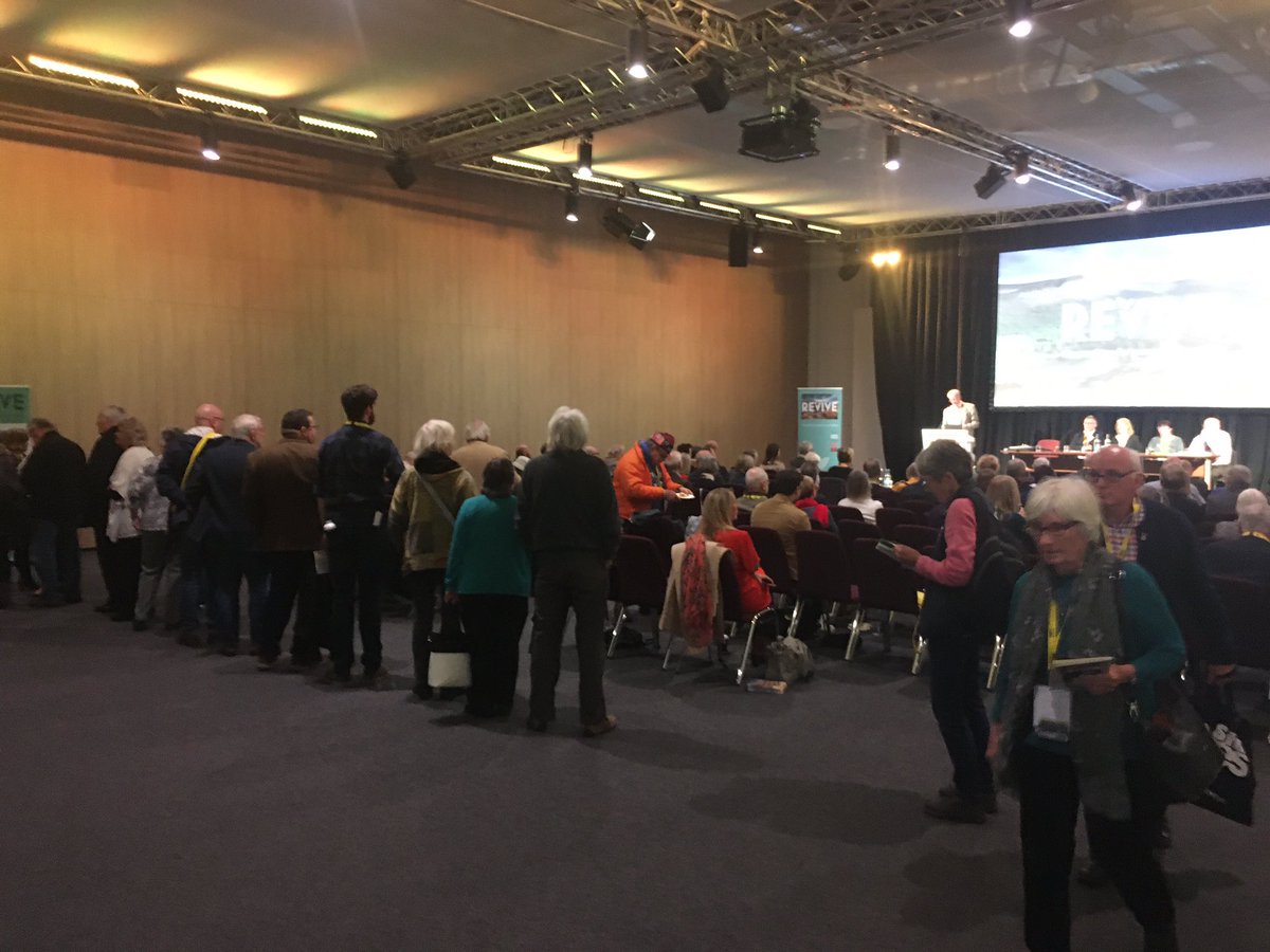 ReviveCoalition's tweet photo. Massive turnout for Revive at @theSNP conference

With people still arriving!

#SNPConf https://t.co/saLMVyynLo