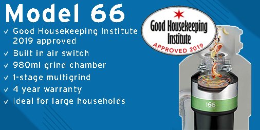 “Fast and effective at disposing of everyday foods, the InSinkErator M 66 is easy as well as convenient to use” - @GHmagazine Read the full article here: hubs.ly/H0l7v0g0