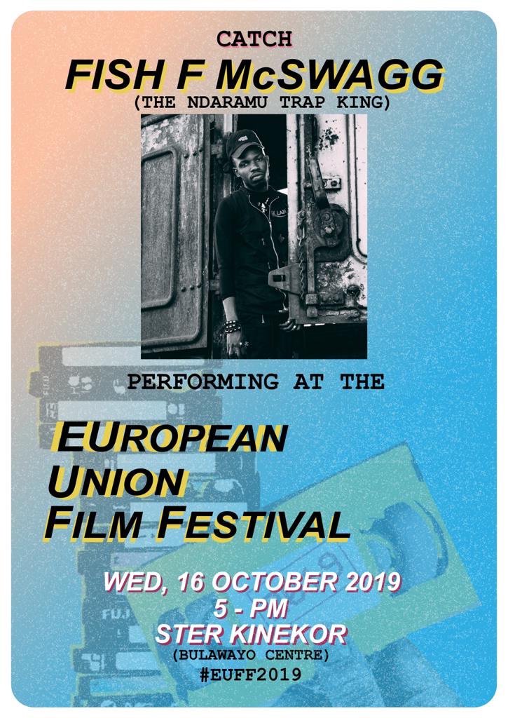 On Wednesday the 16th of October 2019, <a href="/fishfndaramu/">Fish F Ndaramu #DemiDlozi #</a> will be performing at 5pm prior to the #EUFF2019 screenings. BE THERE.

CLAIM YOUR FREE TICKETS: eventbrite.com/e/73939967433

#EUFilmFestival