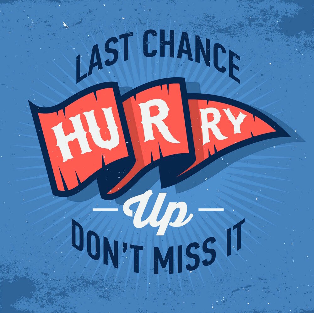 It’s your last day to register for Bootcamp 2019! We’ve got an awesome line up for you and a great mixture of people coming! Can not wait to see you Wednesday! Don’t miss your chance!!!!!!
regonline.co.uk/GEMBootcamp19