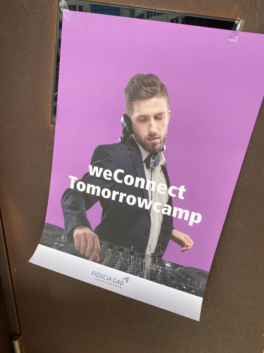 alecmcint's tweet photo. Zu Gast heute beim #tomorrowcamp der @fiducia_gad - und wir reden über #Mut #Mutanfall und #EinfachMitmachen.
Danke für die Einladung @PeterWeitwinkel 🙏
Zum Thema #Mut im Unternehmensalltag hier der Thread ->
https://t.co/qtx0MPesdx https://t.co/23kryELYlj