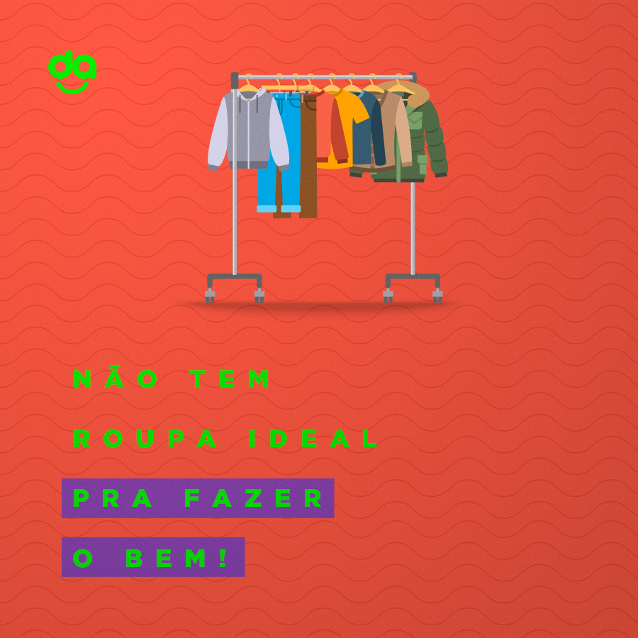 Não tem roupa ideal para fazer o bem, então se você tá passando no shopping e quer ajudar é só entrar.  👔👕👖👗👚