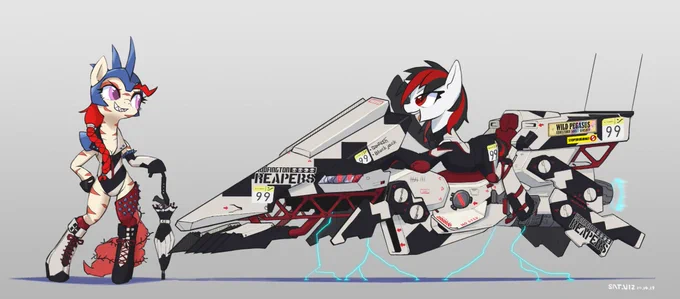 エクエストリア反重力グランプリ世紀末部門第二段!
#FalloutEquestria #ProjectHorizons 