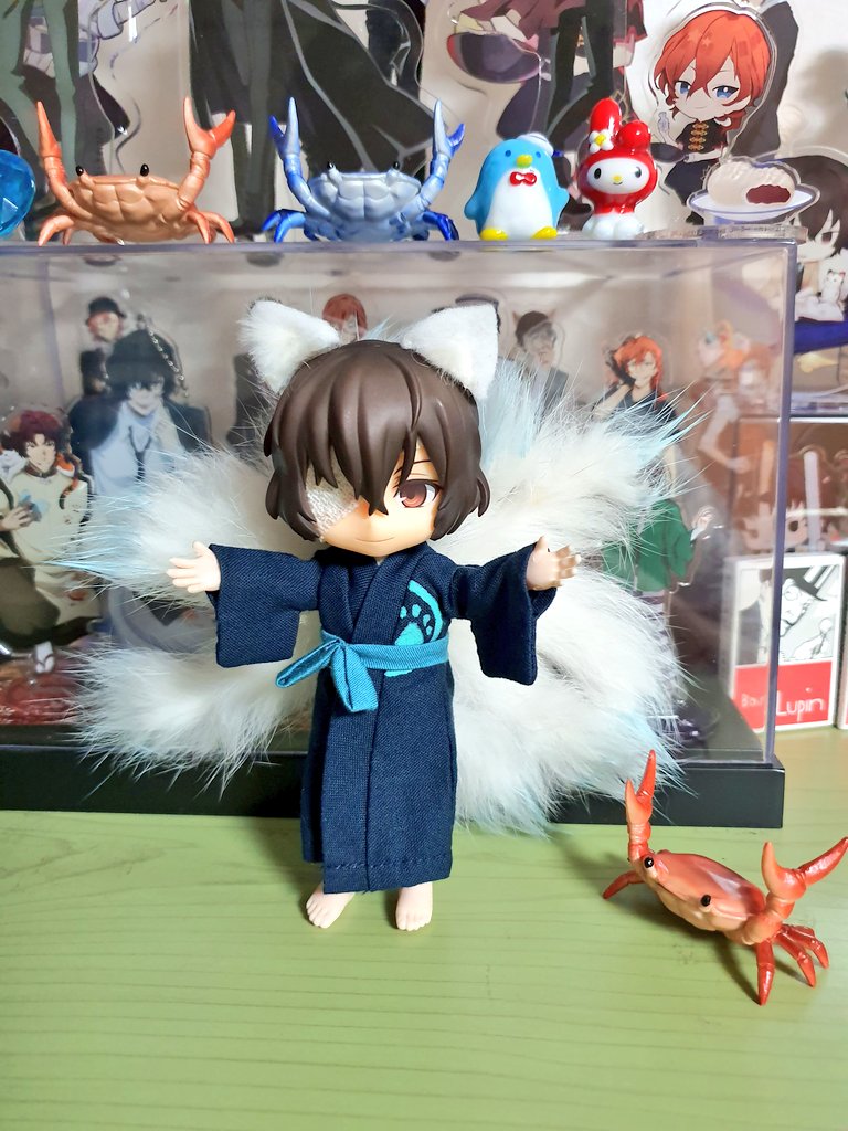 OwO_xx_OAO's tweet photo. 구미호 다쟈
九尾の狐 太宰

太宰 : 게를 주시게나! 
지나가던 게 : ? https://t.co/3wPgoYwGYG