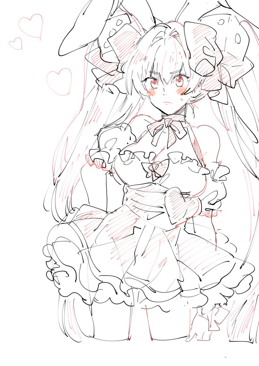 めえこ בטוויטר 絵が描けない時はうさだを描くと