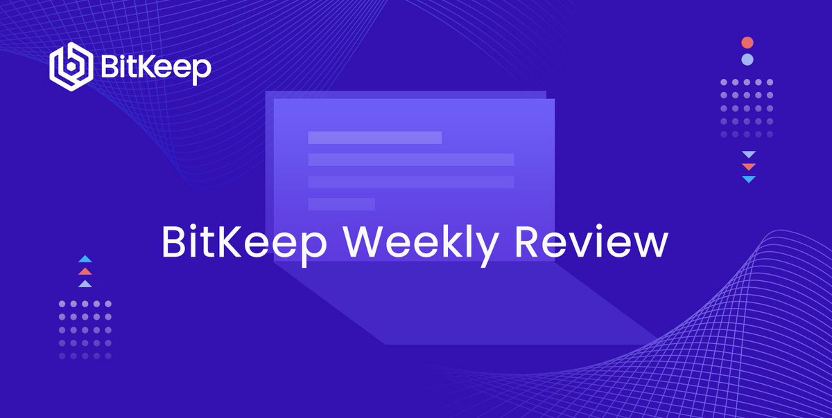 BitgetWallet's tweet photo. #WeeklyReview
🔵Technology Development Progress:
1⃣ support and complete the docking of #HTDF main network
2⃣ #aggregate #exchange supports the #USDT’s #deposit and #withdrawal of #ERC20
🔶Products:
🔘complete 126th #EOS summer wealth #buyback https://t.co/4Icx5OdmdR