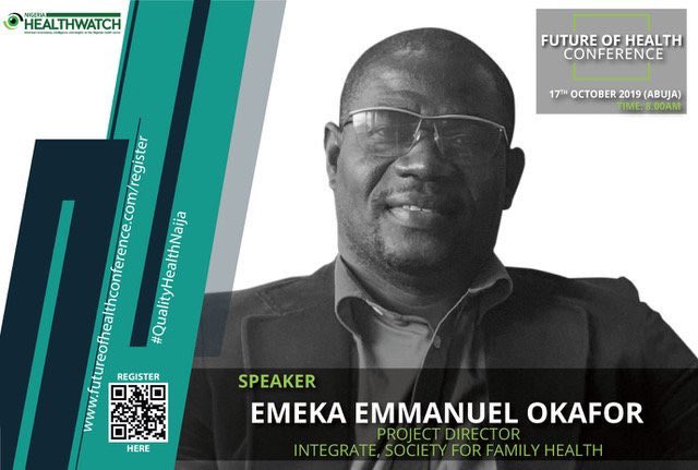 Join us at the #QualityHealthNaija conference 2019!

Our Project Director for the <a href="/IntegratEProj/">IntegratE Project</a> will be sharing #GameChanging strategies on leveraging the advantages of the UNDER-RECOGNISED private sector to provide quality #reproductivehealth services for majority of Nigerians.