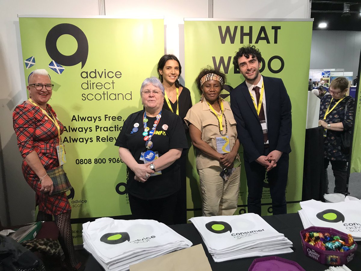 CllrAMagowan's tweet photo. #snp19 @advicedotscot Just heard about an amazing 24 hour advice service - very useful for all councillors. Funded by the Scottish Government - Conor Forbes and Elodie Ripoll were very knowledgeable and helpful ๐ด๓ ง๓ ข๓ ณ๓ ฃ๓ ด๓ ฟ๐ด๓ ง๓ ข๓ ณ๓ ฃ๓ ด๓ ฟ https://t.co/N4cHfy18tu