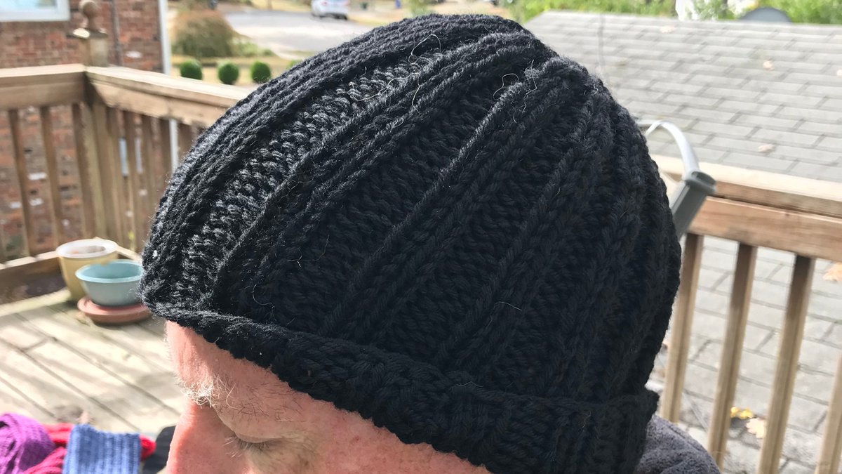 New for Fall 2019!  Basic black merino wool and mohair ribbed cap. etsy.com/listing/744501… #handmade #handknit #knitting #etsy #etsyshop #SmallBusiness