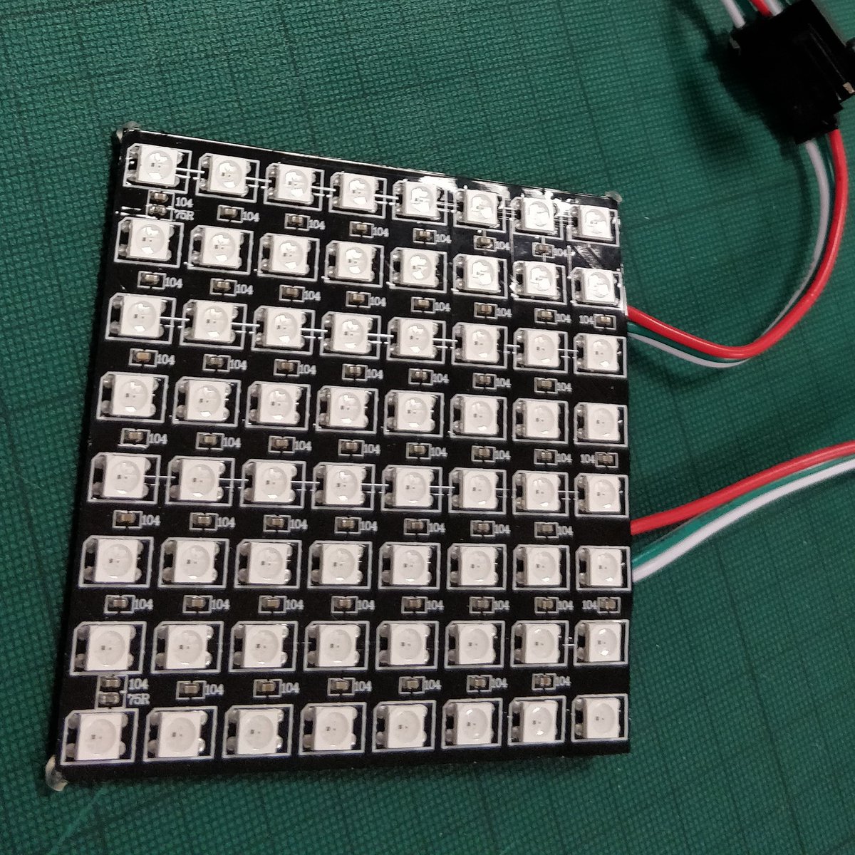 Addressable LED matrix!
.
#electronics #led #ledmatrix #makerhub #engineering #suengineering