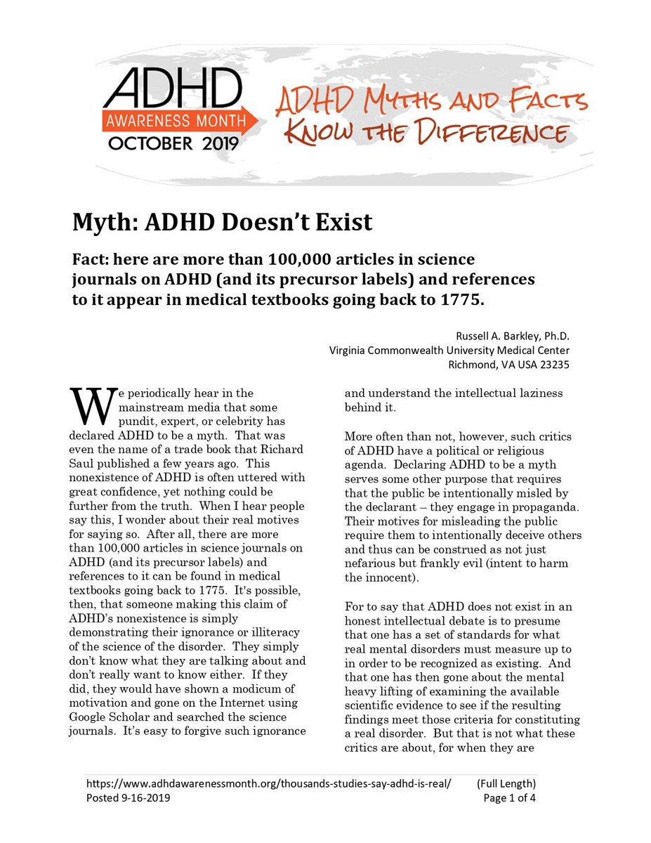ADHD_Europe's tweet photo. 🔇#ADHDMyth 📛ADHD doesn’t Exist
🔊#ADHDfact🎯100,000k articles in #science journals on #ADHDisReal More info & downloads https://t.co/Ej3I3ytDfz
🧬Medical references since 1775
🧬Neuro-Imaging Research Evidence
#ADHDAwarenessMonth #MythBusting https://t.co/O29CUHP4Jf