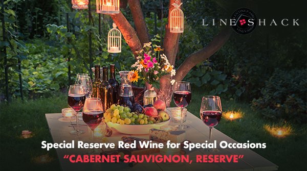 lineshackwine's tweet image. Special reserve red wine for special occasions “CABERNET SAUVIGNON, RESERVE”
#BestWine #Wine #winelover  #LineShackWine #MondayMotivation #cabernetsauvignon #californiawines #californiawinestars #winelovers