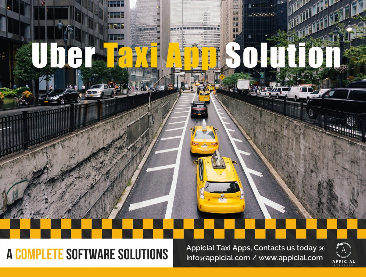 appicial's tweet image. The best uber taxi app solution service in India. With our cost-effective practices and innovative solutions. launch your taxi business immediately.
bit.ly/2J5a07K
#ubertaxiappsolution #uberclonesourcecode #buytaxiapp