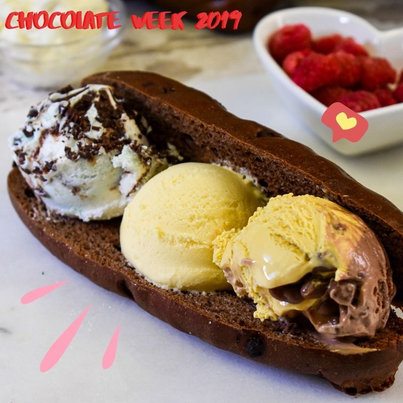 Chocolate week is here and we couldn't be more excited! 😍 
Did you see our blog post where we made yummy chocolate bread for ice cream sandwiches? This is one all of you chocolate lovers out there will not want to miss! 
Find it here -> buff.ly/2YC5Smm
#chocolateweek