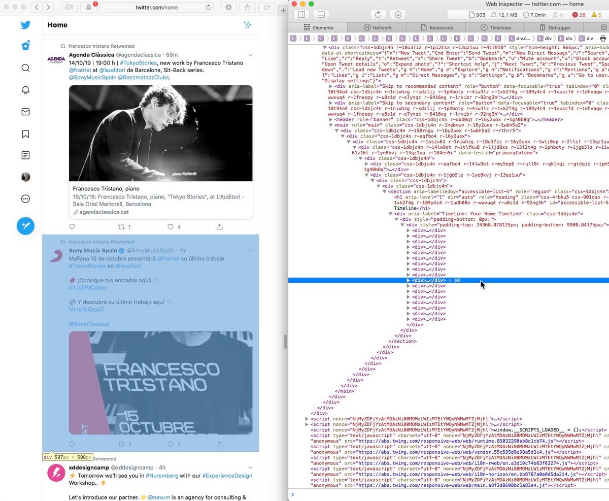 Now <a href="/twitter/">Twitter</a>'s UI is broken by design. I don't know why, but at most 13 tweets are displayed ot once. This cripples the browser’s search functionality for longer timelines. #UXFail #designtwitter @TwitterSupport @TwitterDesign, please reconsider the use case.