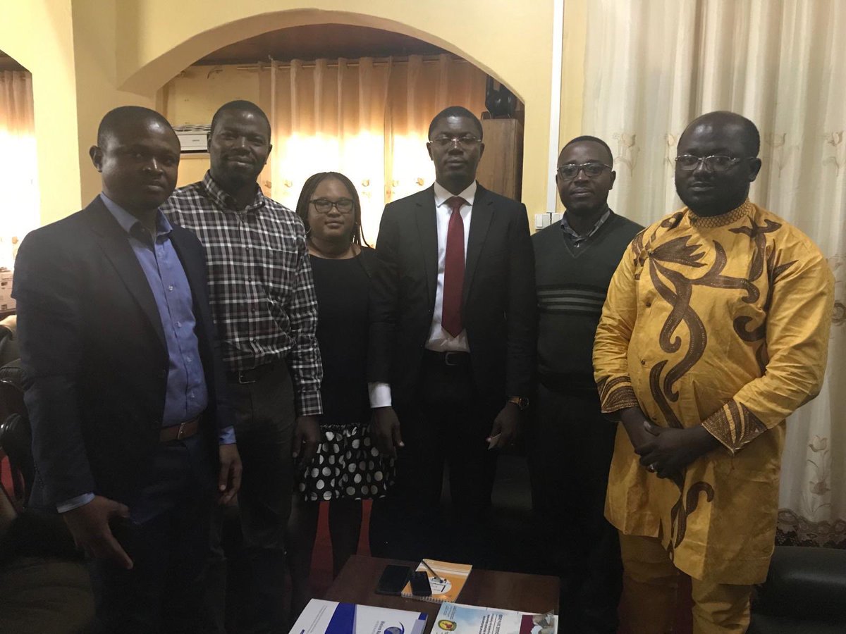 Our <a href="/GU_CGHPI/">Center for Global Health Practice and Impact</a> team in Bertoua with the Regional Health delegate for the Eastern region, Cameroon. #SantePublique #TIDECameroon