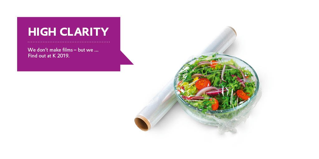 Evonik's tweet image. We don’t make films – but we… Get more information about our #antiblocking agents in #polymer films and visit us at #K2019 (HALL 6, BOOTH B28): evonik.com/antiblocking-a… #CreateTheExceptional