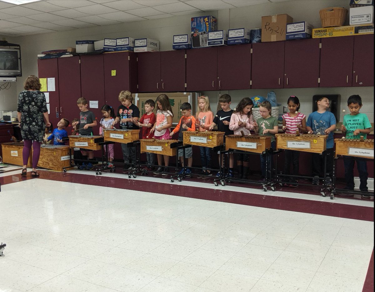 Mrs. Carr's class working on good mallet technique :). #GVfeeling #ConcordJags <a href="/GVMusicDept/">Garnet Valley Music</a>
