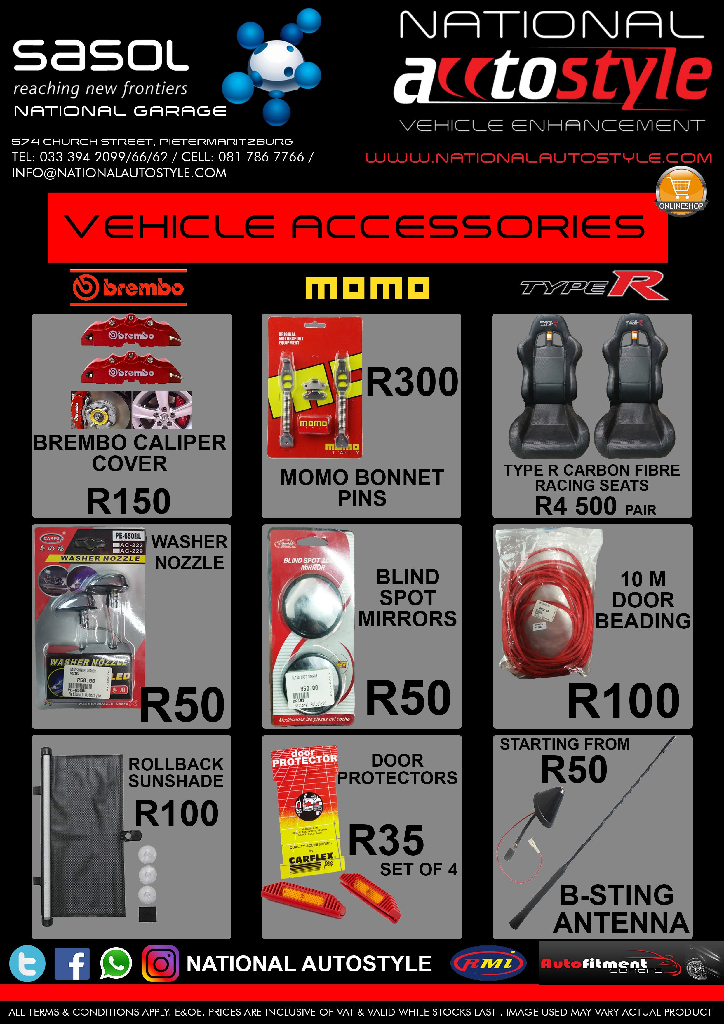 上的National Accessories at National in Pietermaritzburg / X