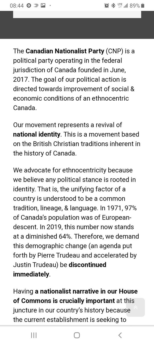 DelroyDyer89's tweet image. One thing I love about #FirstPastThePost, unlike in Europe, there's not a chance in hell this sort of bullshit party will get a seat in a Canadian parliament. #elxn43